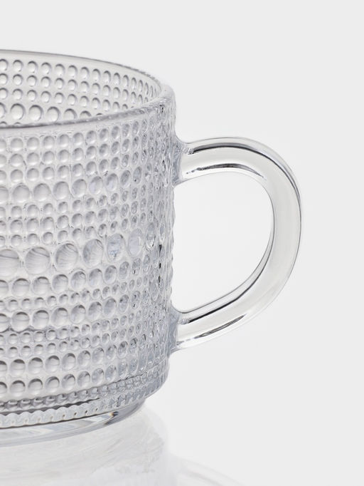 Набор кружек Couple, 400 мл, 2 шт., стекло, прозрачный