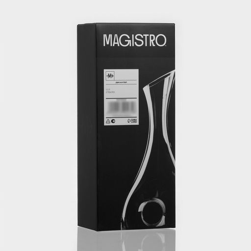 Декантер Magistro «Рислинг», 1.1 л, 15.5×10×36 см, стекло, прозрачный
