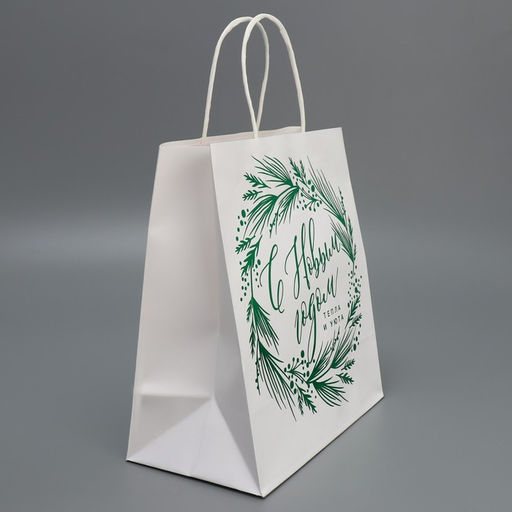 Пакет подарочный крафтовый Тепла и уюта, 22 х 25 х 12 см - Дарите счастье фото 2