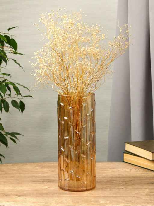 Ваза Мэнди, 29?12 см, стекло, коричневая