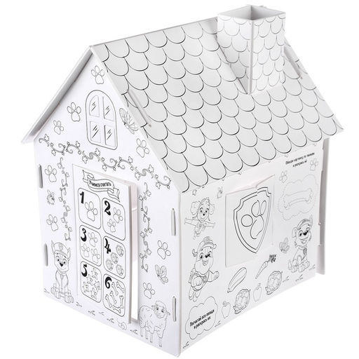 Домик-раскраска 3 в 1 Paw patrol, набор для творчества  фото 2