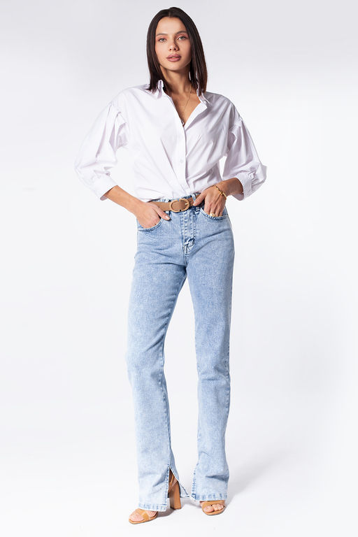 Блузка из премиального поплина из 100% хлопка