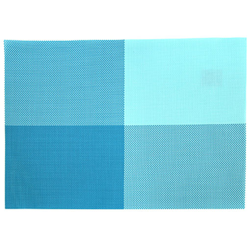 Салфетка под горячее (термосалфетка) Ницца 30х45см ПВХ лазурный (Китай)