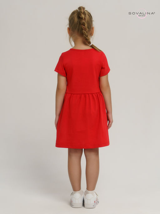 Платье Лето красный-лав - Sovalina фото 13