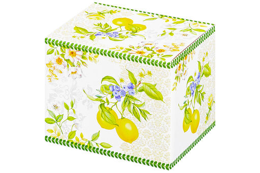 Сахарница 400 мл 15*10*11,5 см Лимоны + ложка NEW BONE CHINA - Elan gallery фото 14