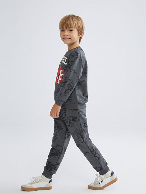 Spider-Man Bask?l? Erkek ?ocuk E?ofman Tak?m