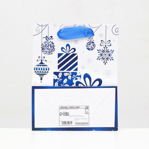 Цена за 12 шт. Пакет ламинированный Подарки 11,5 х 14,5 х 6 см - Simaland фото 6