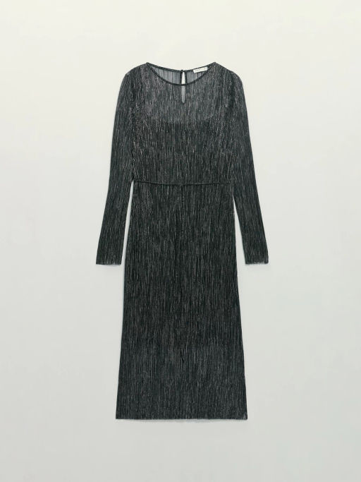 Платье миди с люрексом / Zarina