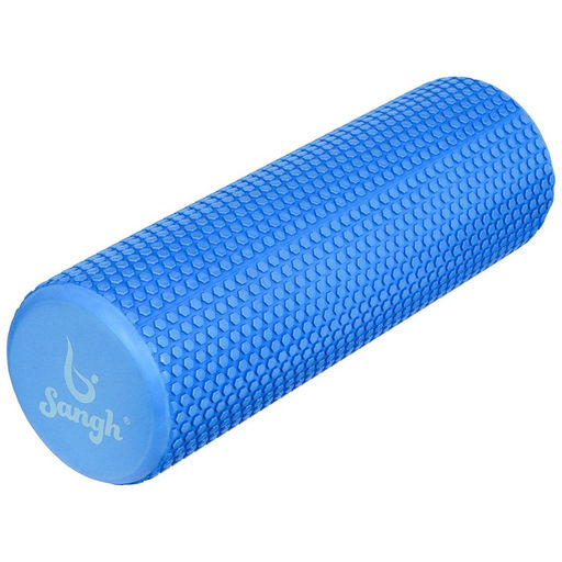 Ролик массажный Sangh, 45×15 см, цвет синий