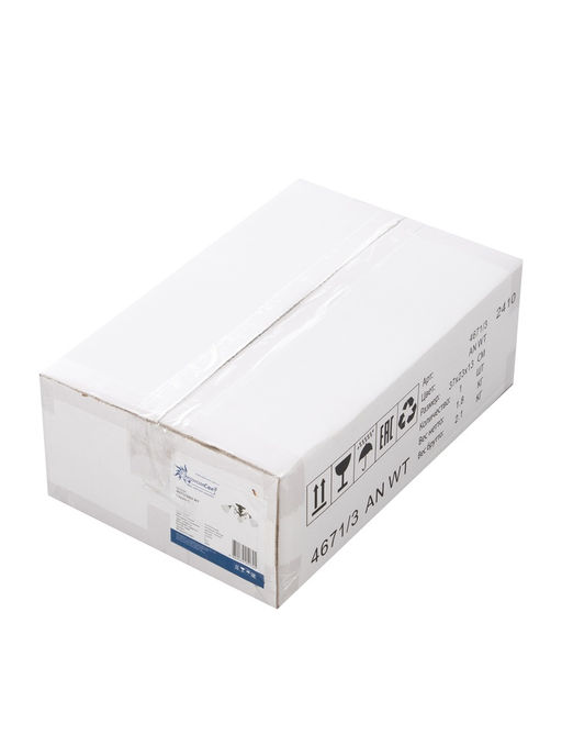 Люстра ЭкономСвет 4671/3AN, 3×40 Вт, E27, 55×55×33 см, цвет чёрный хром