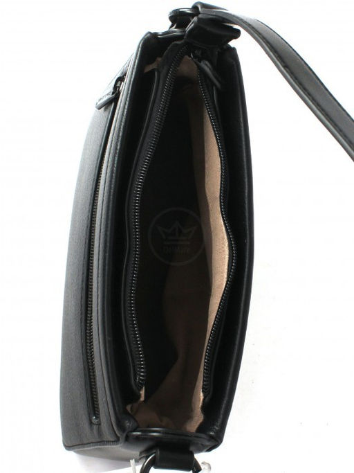 Сумка женская искусственная кожа DJ-СМ 7423-BLACK, 1отд, плечевой ремень, черный SALE 265260 - Adelia фото 7