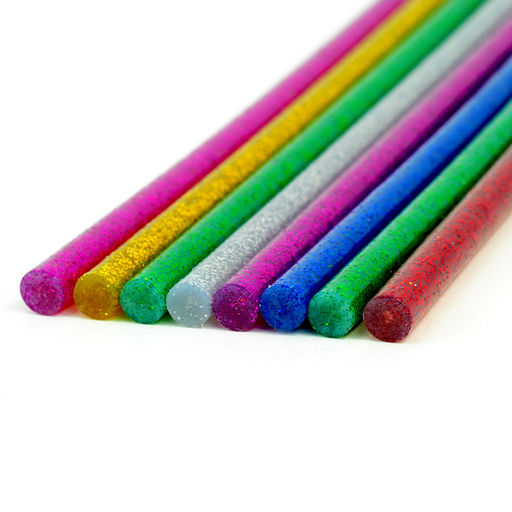 Стержень-клей для клеевого пистолета блестящий 8шт. - Buro фото 4