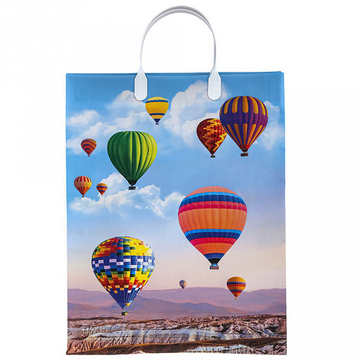 Пакет подарочный мягкий пластик с пластиковой ручкой 30х40см Атмосфера, 150 мкм, ламинированный (Россия) - Домашняя Мода фото 2