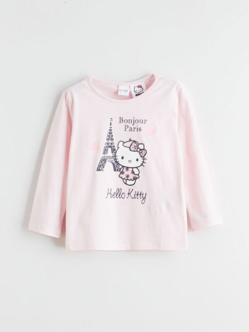 Hello Kitty Bask?l? K?z ?ocuk Pijama Tak?m?