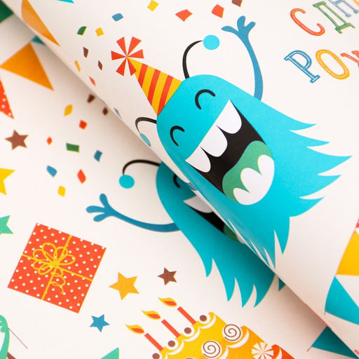 Цена за 3 шт. Бумага упаковочная глянцевая «Динозаврик», 70×100 см, 1 шт.