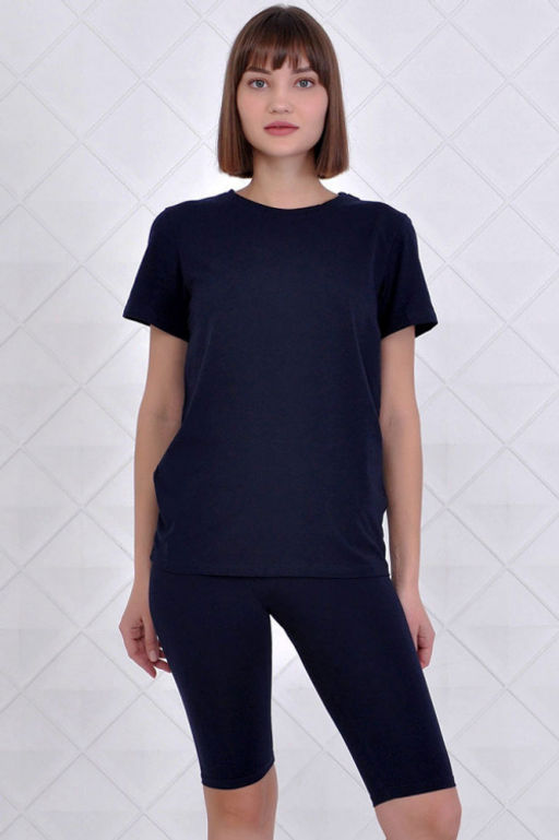 Арт. 2715 Костюм с велосипедками 42-50 (5 шт) Цвет:верх-фуксия, низ-фуксия - Калинка фото 12