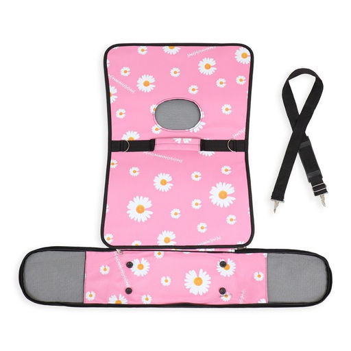 Сумка-переноска каркасная Цветы, размер L, 53 х 21 х 29 см - Пижон фото 11