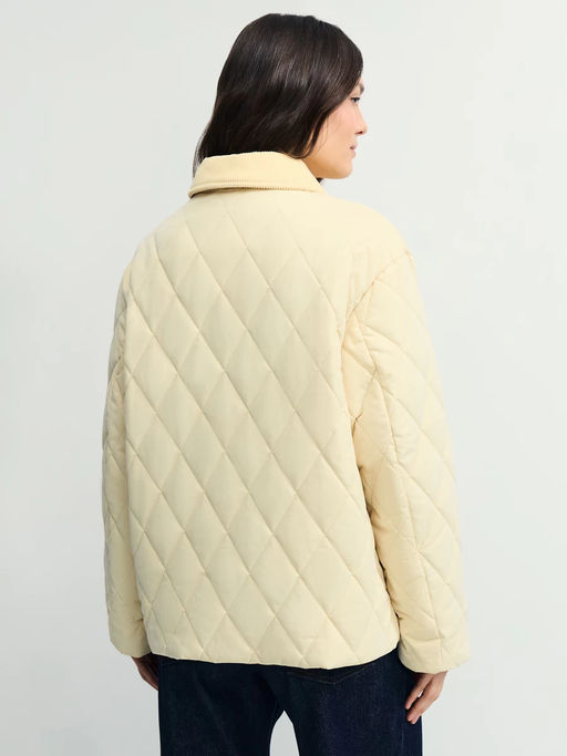 Куртка стёганая с вельветовым воротником / Zarina  фото 11