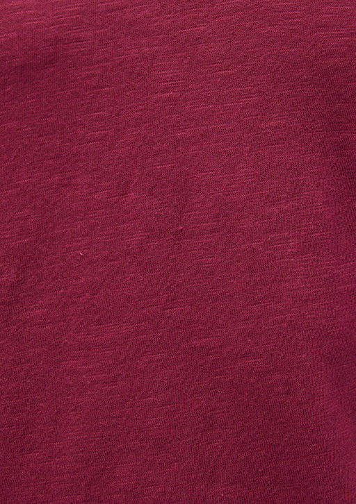 V Yaka Pembe Basic Tisort - Mavi фото 6