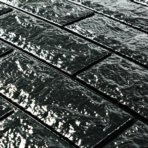 Самоклеящаяся ПВХ панель «Кирпич», 700×770 мм, цвет чёрный