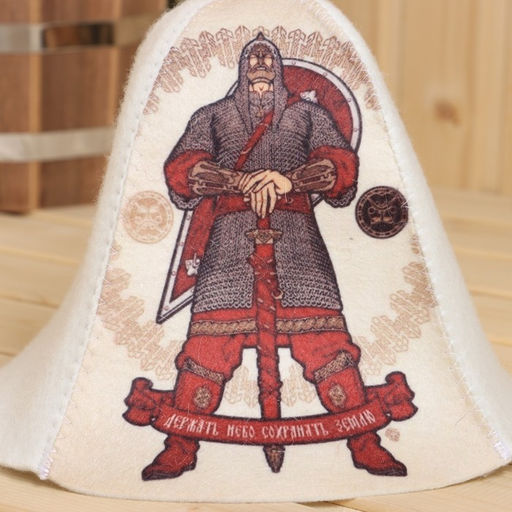 Шапка для бани Держать небо - сохранять землю! принт - Добропаровъ фото 2