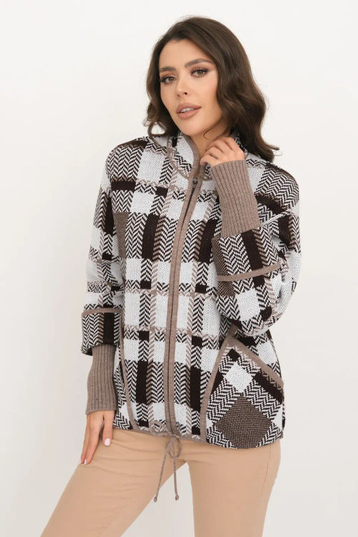 ЗЛАТА Жакет М 3370/шоколадный