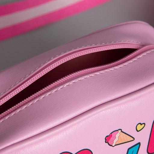 Сумка детская Love на молнии, цвет розовая - NAZAMOK KIDS фото 7