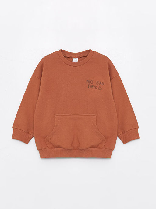Bisiklet Yaka Erkek Bebek Sweatshirt ve E?ofman Alt 2li - Waikiki фото 2