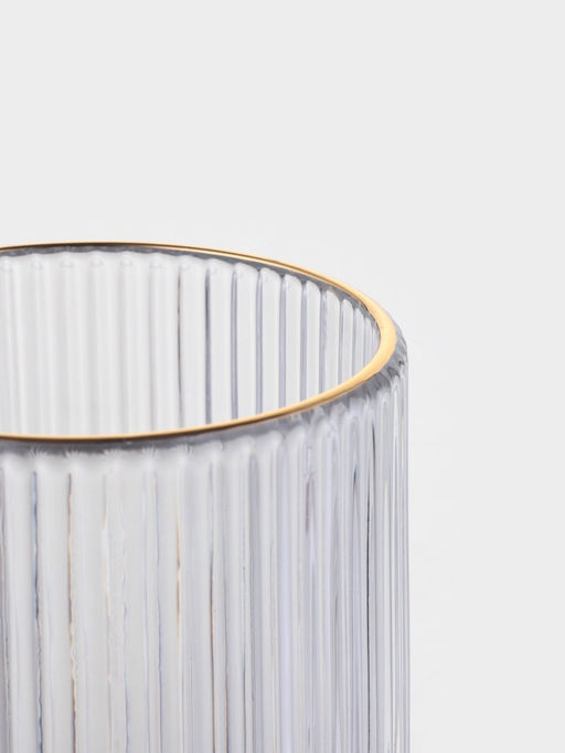 Набор стаканов 6 шт, 260 мл, золотой обод