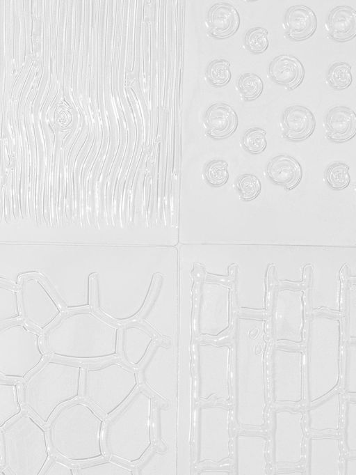 Печати для мастики Доляна «Кирпичи», 4 шт., 30.5×15.5×0.1 см, пластик, прозрачные