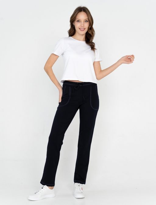 футер 2-х нитка Брюки ,темно-синие - Binita фото 2