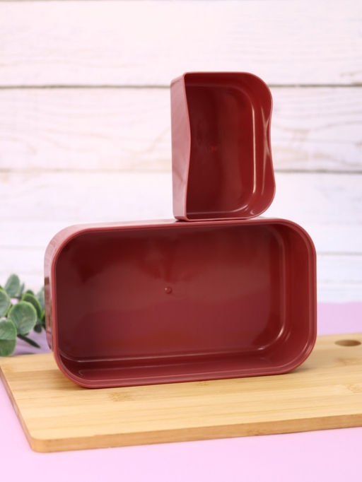 Ланчбокс "Wonderful life", pink (ложка+вилка), 800 мл