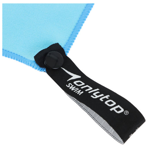 Полотенце из микрофибры ONLYTOP, 76?152 см, голубое