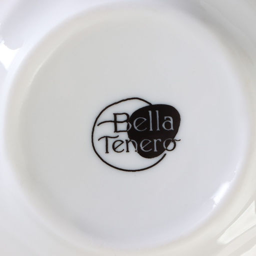 Набор для специй BellaTenero, 5 предметов: солонка 80 мл, перечница 80 мл, сахарница с ложкой 170 мл, на бамбуковой подставке, фарфор, белый