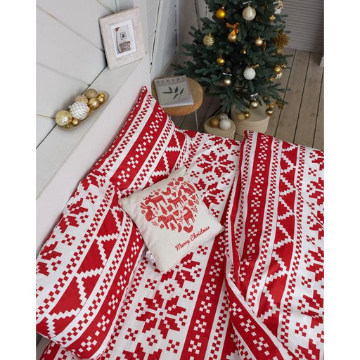 Постельное белье LoveLife 1,5сп Christmas ornament 143*215см,150*225см,50*70см-2шт фото 9