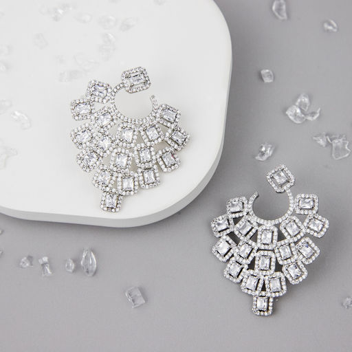 Серьги Арт. 3V-7026-W - MyGemma фото 2