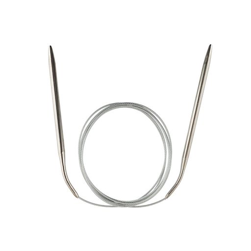 Спицы GAMMA круговые MKX сталь d 6.0 мм 200 см 1 шт с металлической леской  фото 4