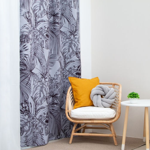 Штора блэкаут портьерная «Этель» Tropical vibes, 145×260 см