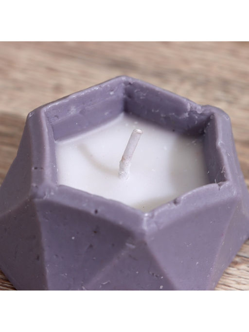 Свеча шестиугольная 6х6х3 см, соевый воск