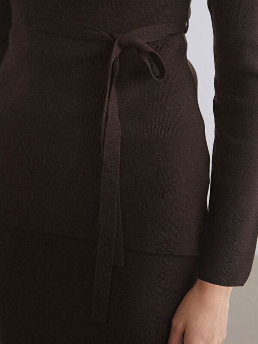 Bisiklet Yaka Kad?n Triko Kazak