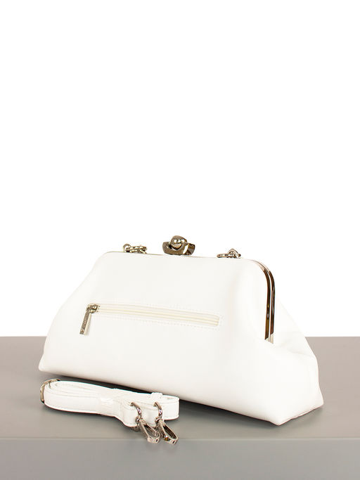 LACCOMA сумка Паола-Л815-белый эко кожа хлопок фото 5