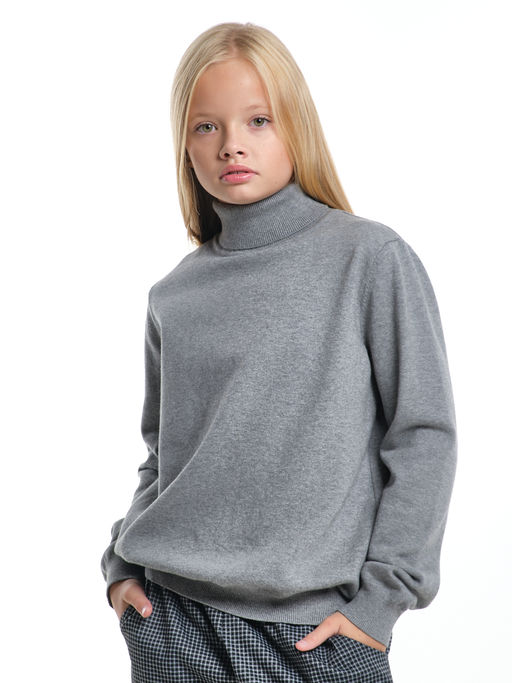 Джемпер (водолазка) 33-12240 т.серый