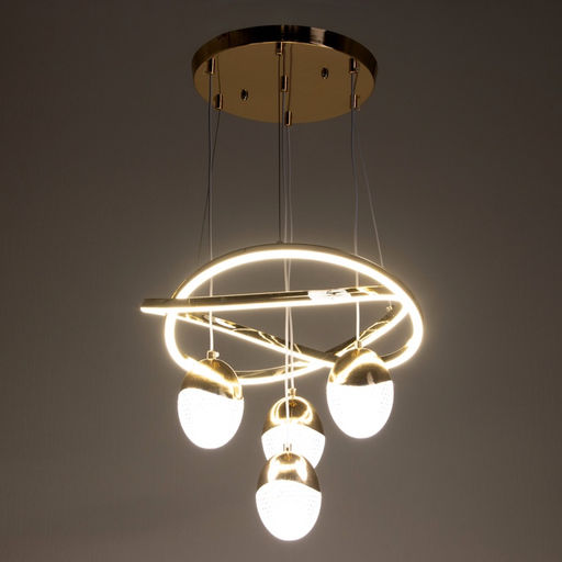 Светильник «Лансед» LED 150 Вт 3000-6000К золото 40×40×100 см