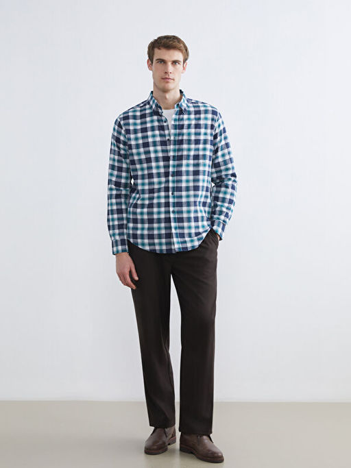 Regular Fit Ekose Erkek G?mlek