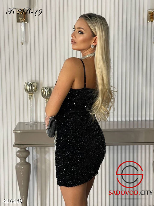 Платье женское с пайетками - Bruno фото 6