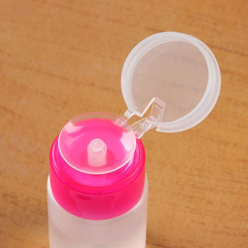 Цена за 2 шт. Флакон с помпой, 75 мл, розовый, прозрачный