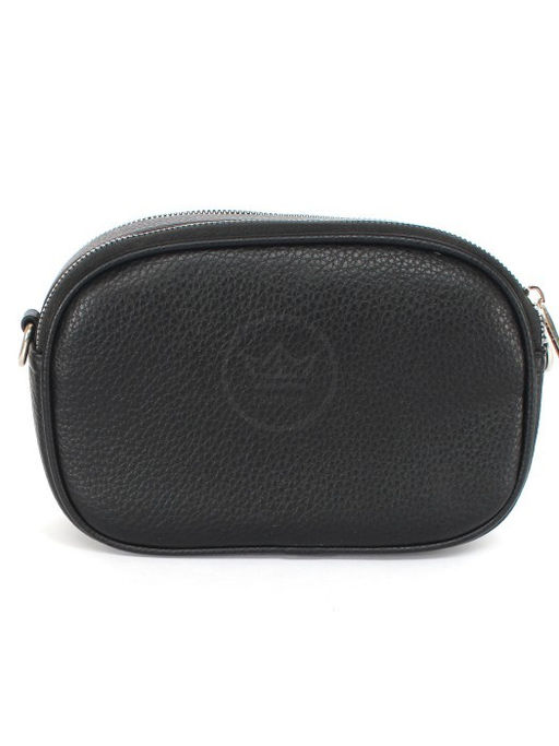 Сумка женская искусственная кожа DJ-CM 6920-BLACK, 2отд, плечевой ремень, черный SALE 260336 - Adelia фото 2