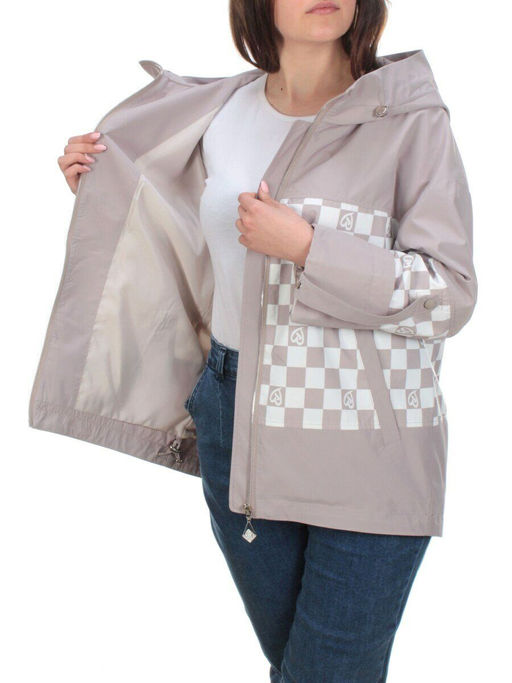 F8605 BEIGE Ветровка женская MARIA - Фабричный китай фото 7