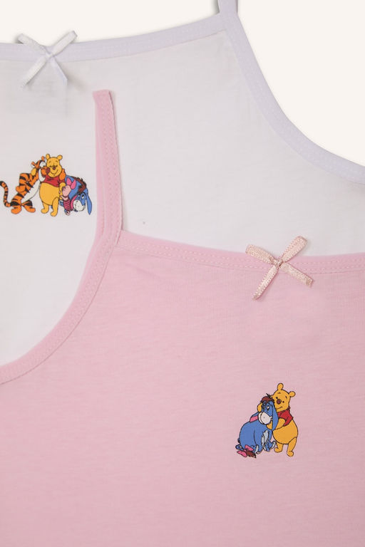 %100 Pamuk Regular F_t W_nn_e The Pooh Lisansl_ 2li Atlet K_z _ocuk - Defacto фото 4