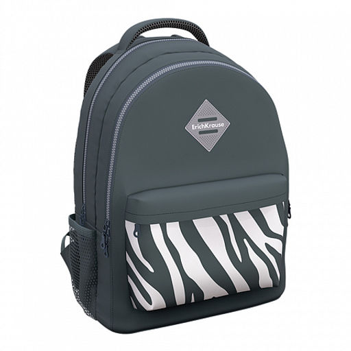 Цена за 1 шт. Рюкзак ErichKrause EasyLine® с двумя отделениями 20L Light Grey Zebra